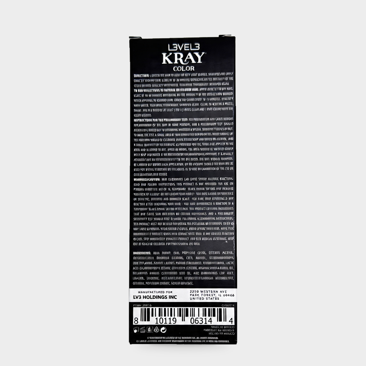 L3VEL3 Clear Semi Permanent Color Tube 250 ml — Reverso
