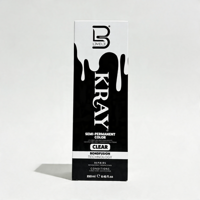 L3VEL3 CLEAR SEMI PERMANENT COLOR TUBE 250 ml