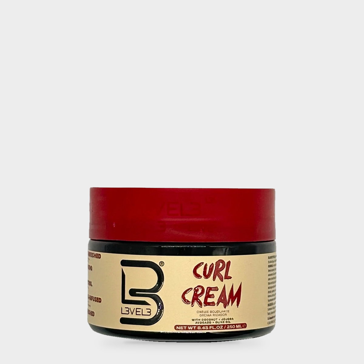 L3VEL3 Curl Cream 250 ml — Portada