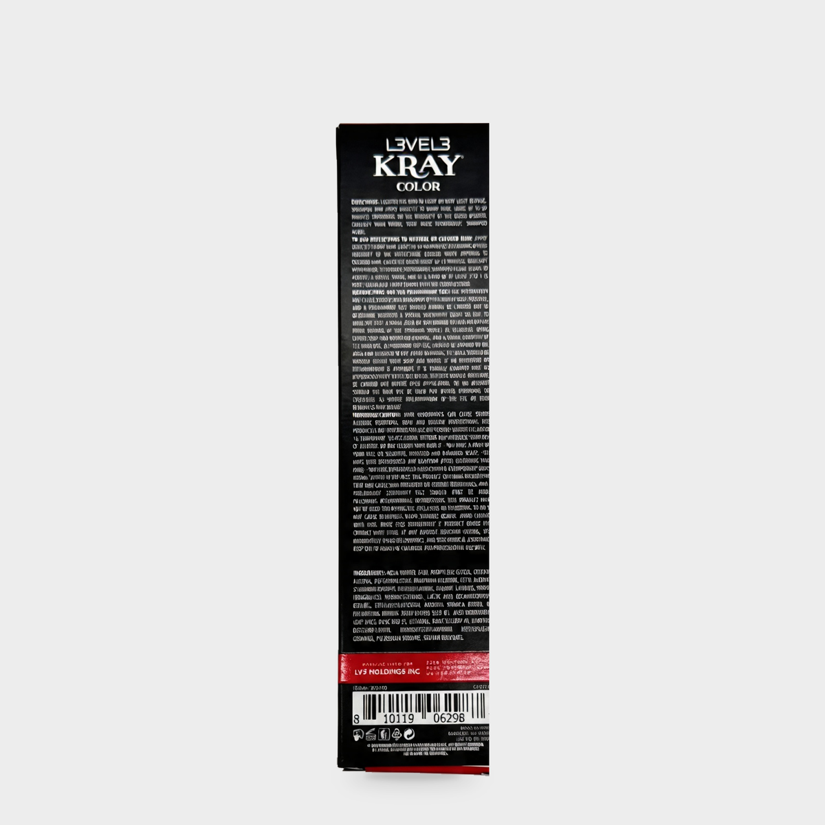 L3VEL3 Electric Red Semi Permanent Color Tube 100 ml — Reverso