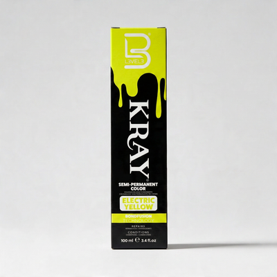 L3VEL3 ELECTRIC YELLOW SEMI PERMANENT COLOR TUBE 100 ml