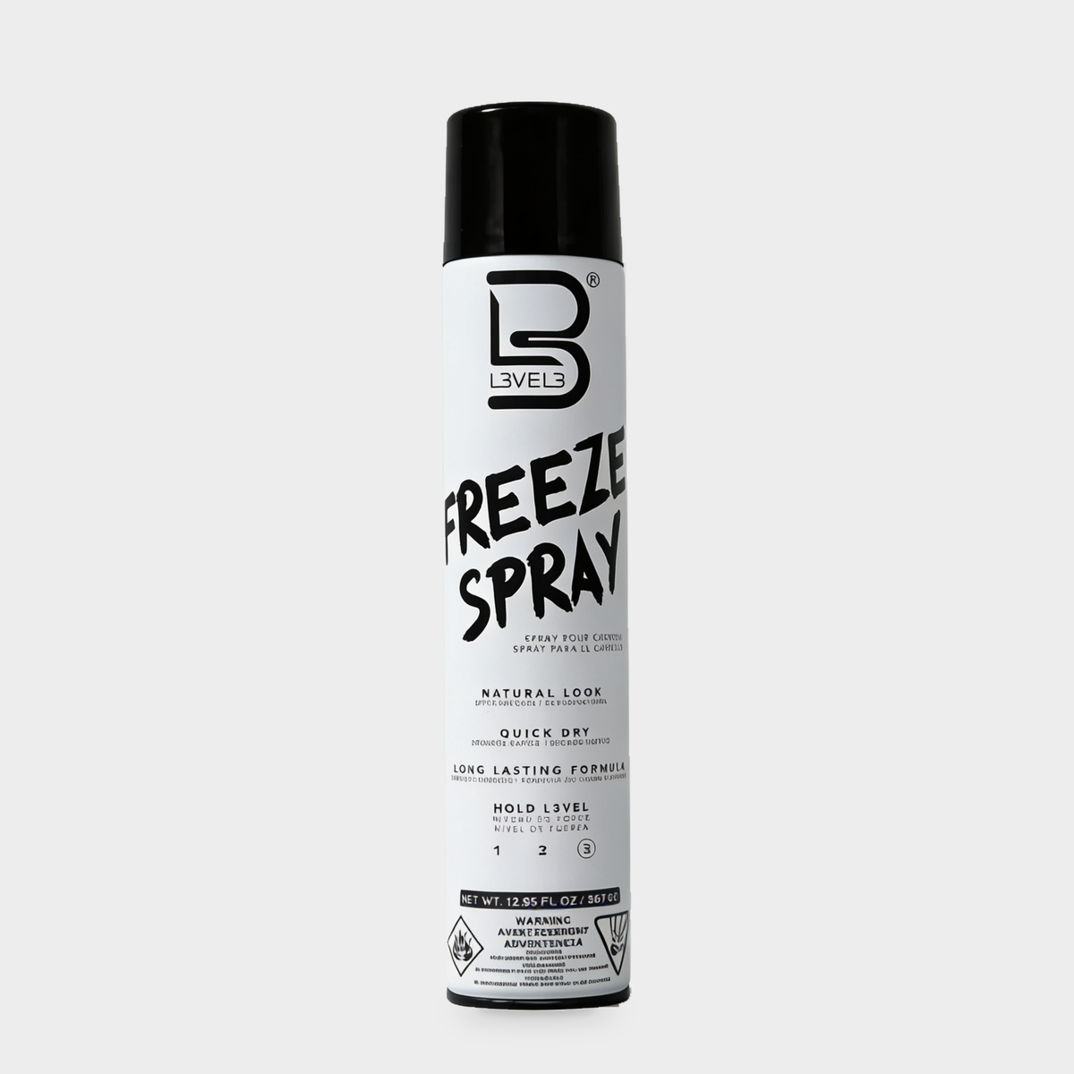 L3VEL3 Freeze Hair Spray 383 g — Portada