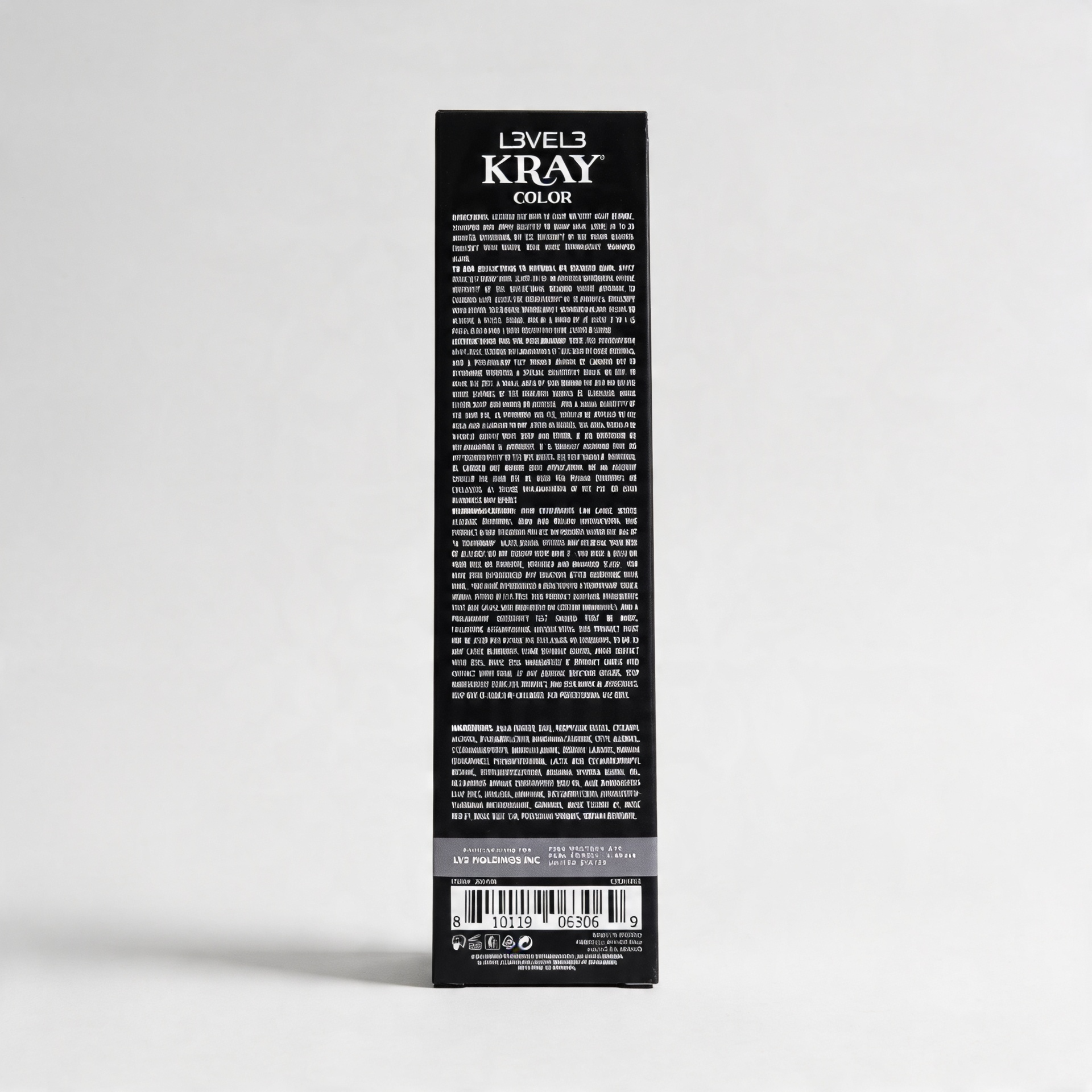 L3VEL3 GREY SEMI PERMANENT COLOR TUBE 100 ml