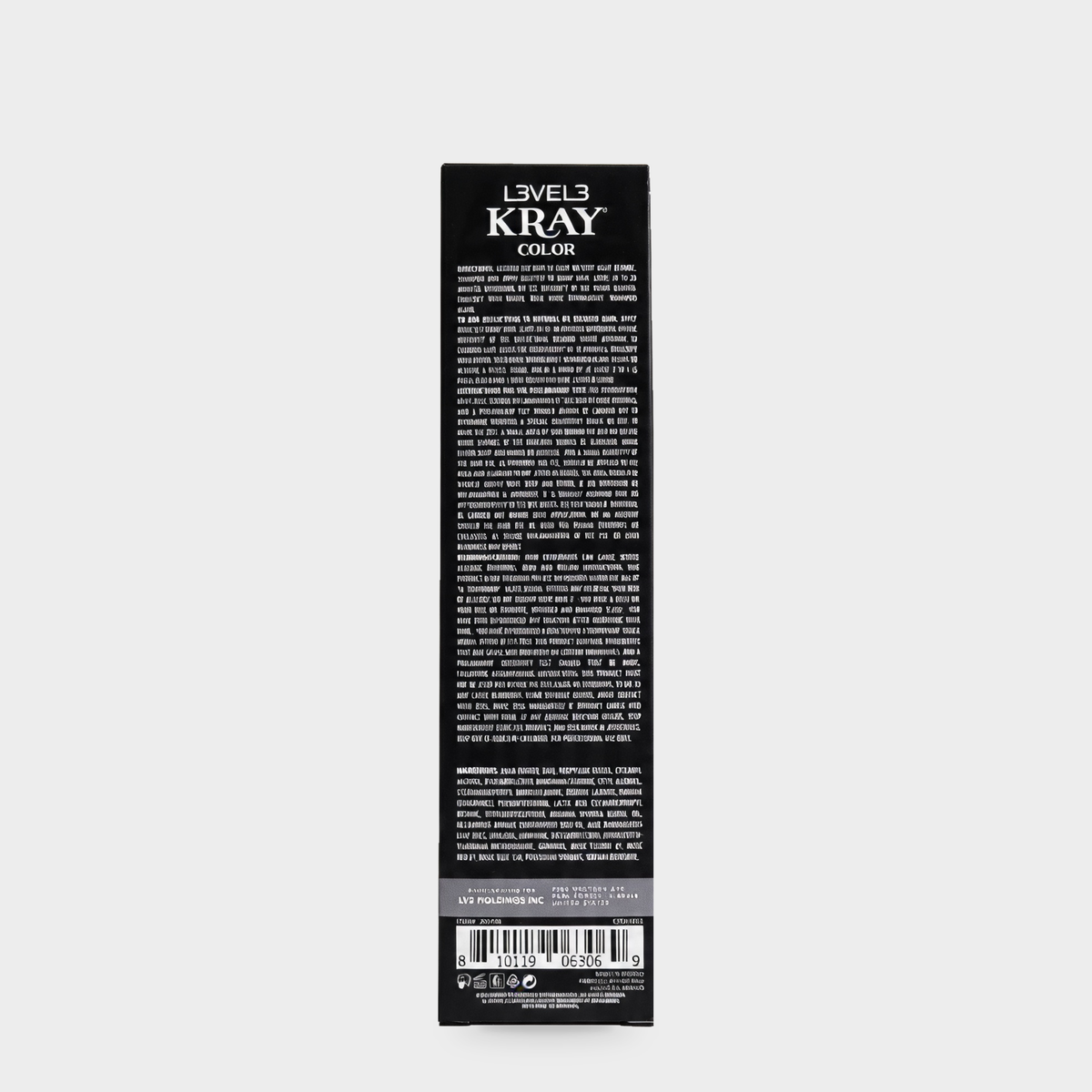 L3VEL3 Grey Semi Permanent Color Tube 100 ml — Reverso