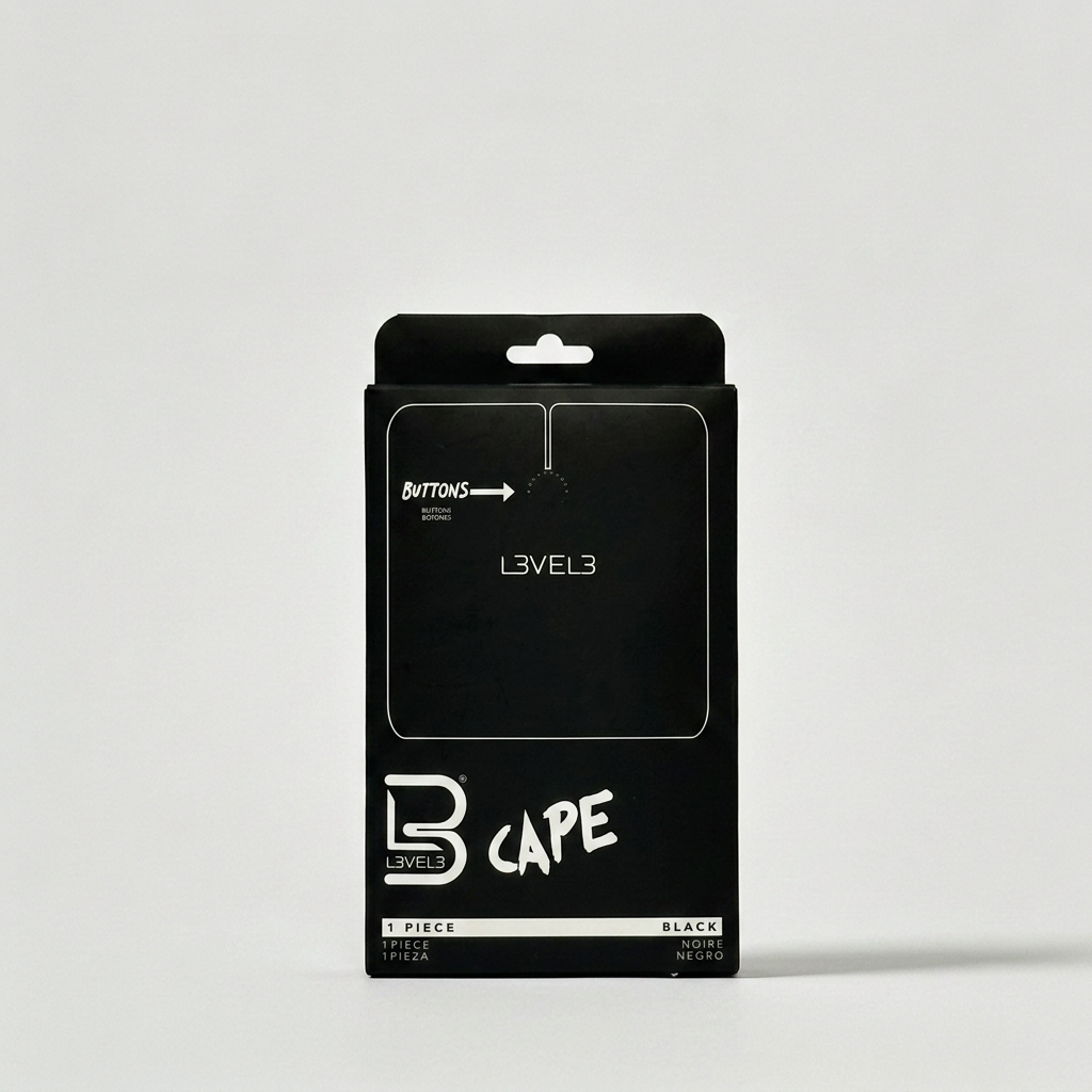 L3VEL3 BLACK CAPE