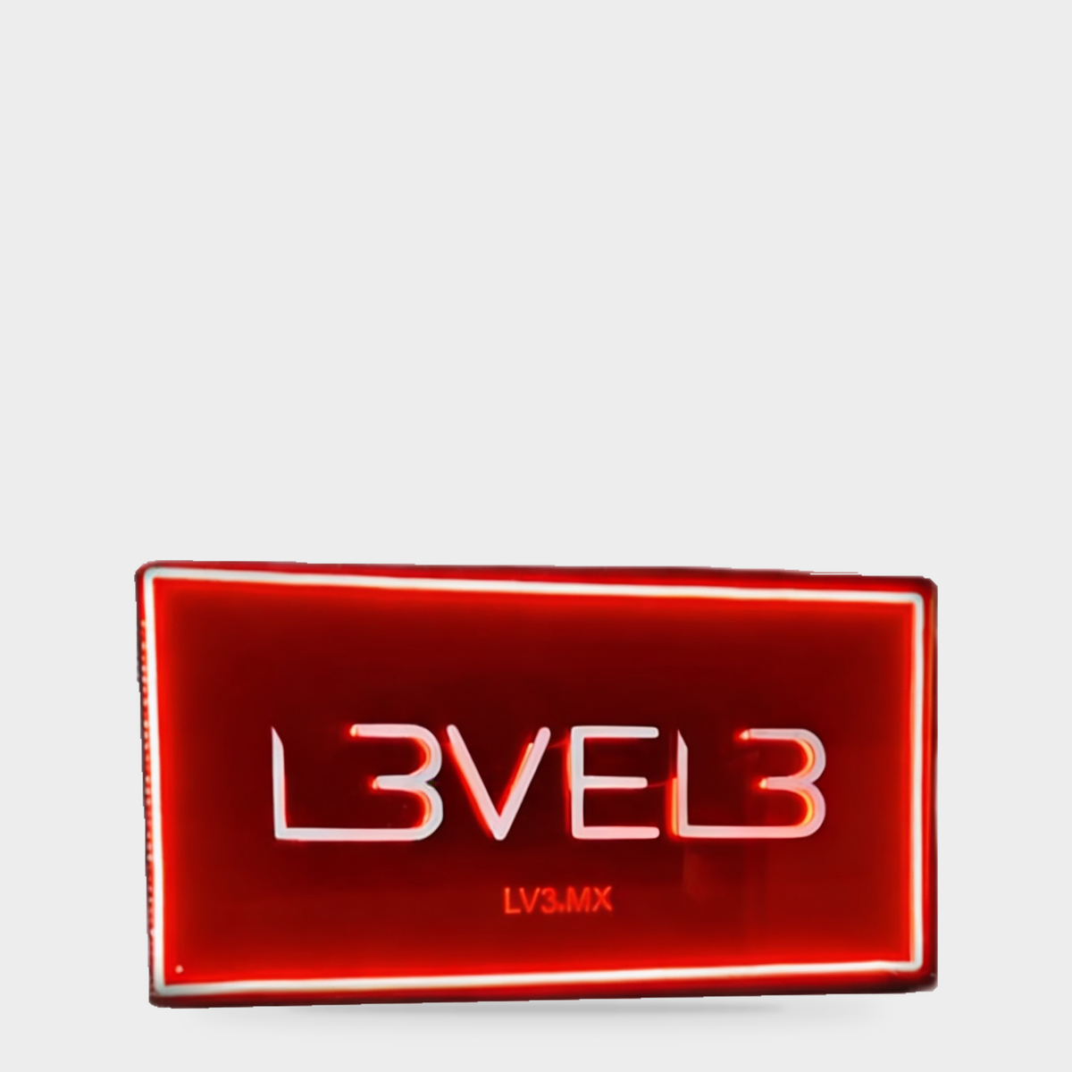 L3VEL3 Neon LV3 House (Negro) — Portada