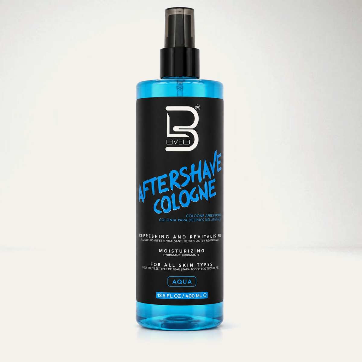 L3VEL3 Aftershave Cologne Aqua 400 ml