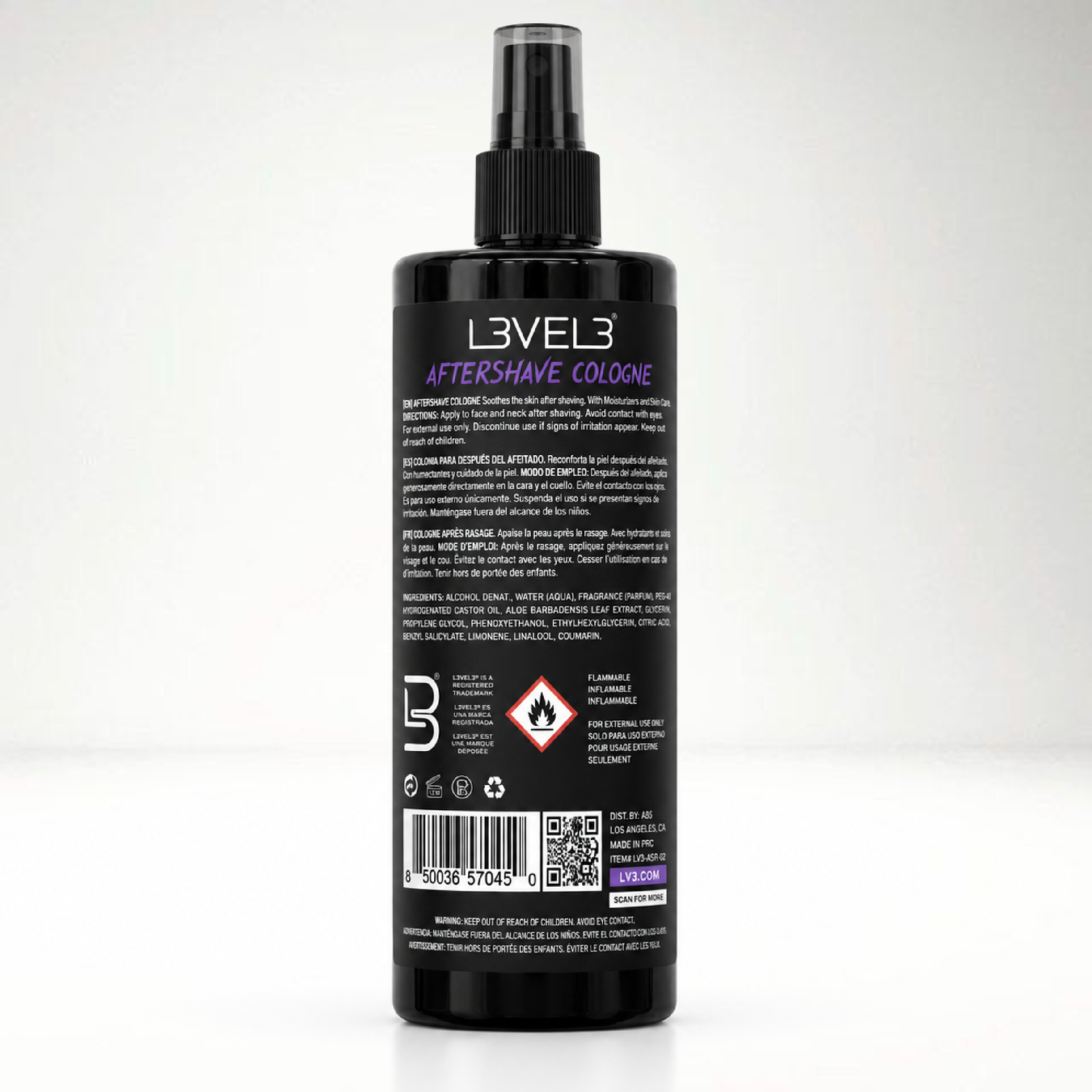 L3VEL3 Aftershave Cologne Royale 400 ml