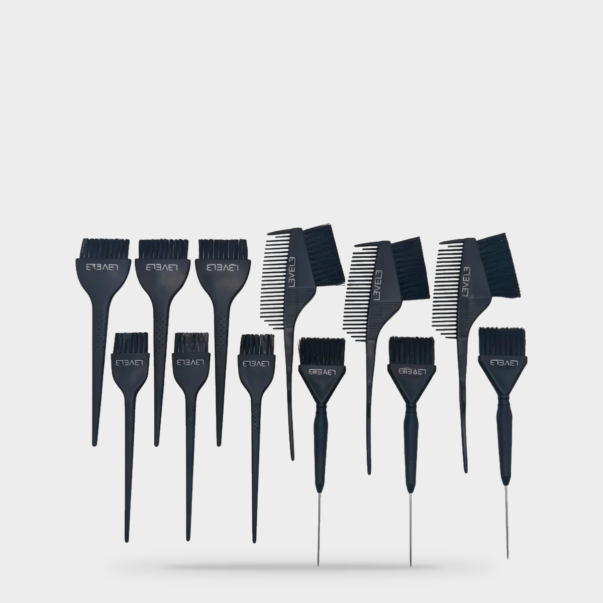 L3VEL3 12 pc Color Brush Set with Bag — Portada
