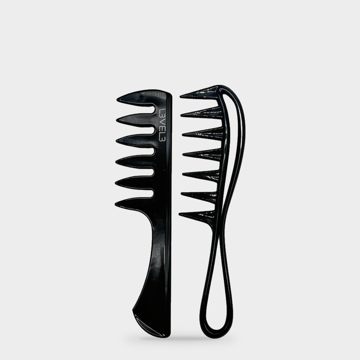 L3VEL3 2 pc Styling Comb Set — Portada