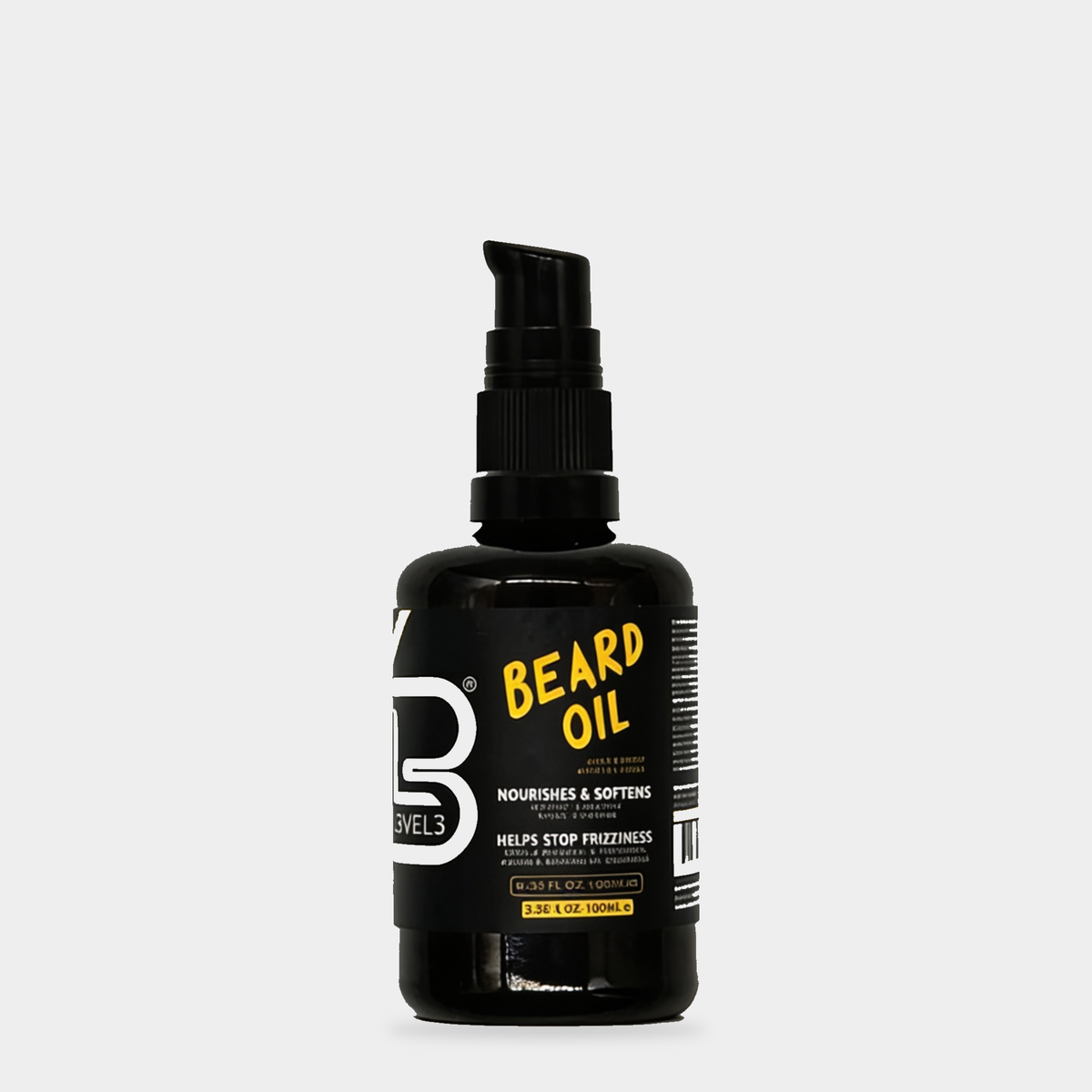 L3VEL3 Beard Oil 100 ml - Frente