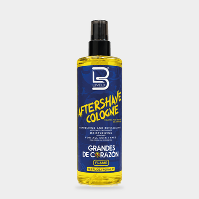 L3VEL3 CA Aftershave Cologne Flame 400 ml - Frente
