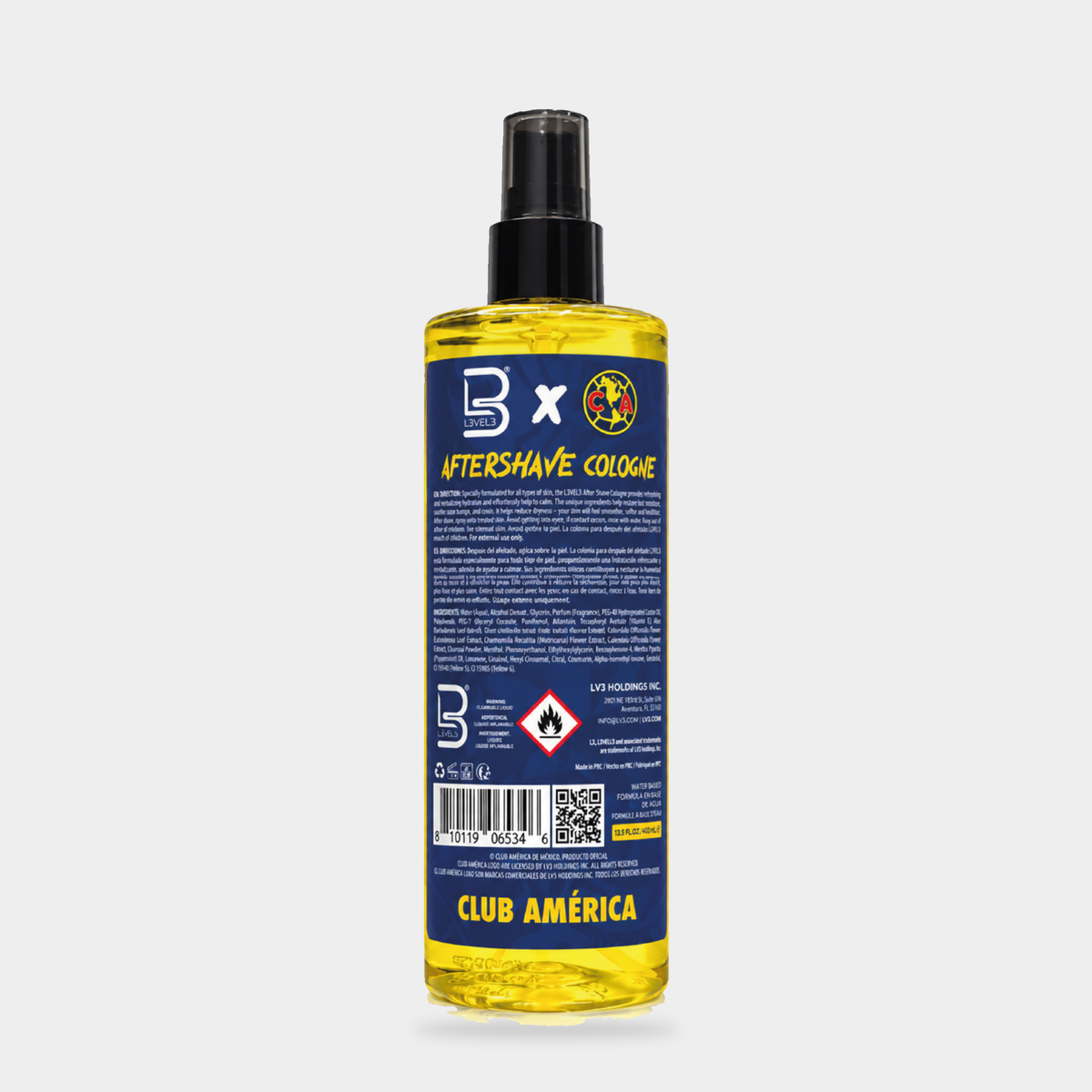 L3VEL3 CA Aftershave Cologne Flame 400 ml - Reverso