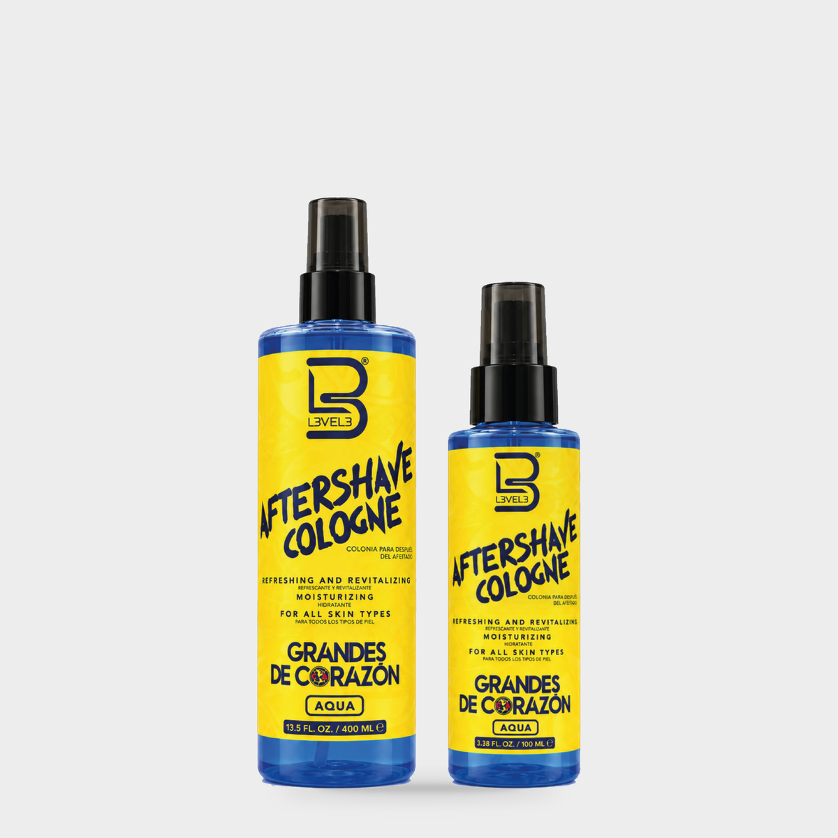 L3VEL3 CA Duo Aftershave Cologne Aqua — Portada