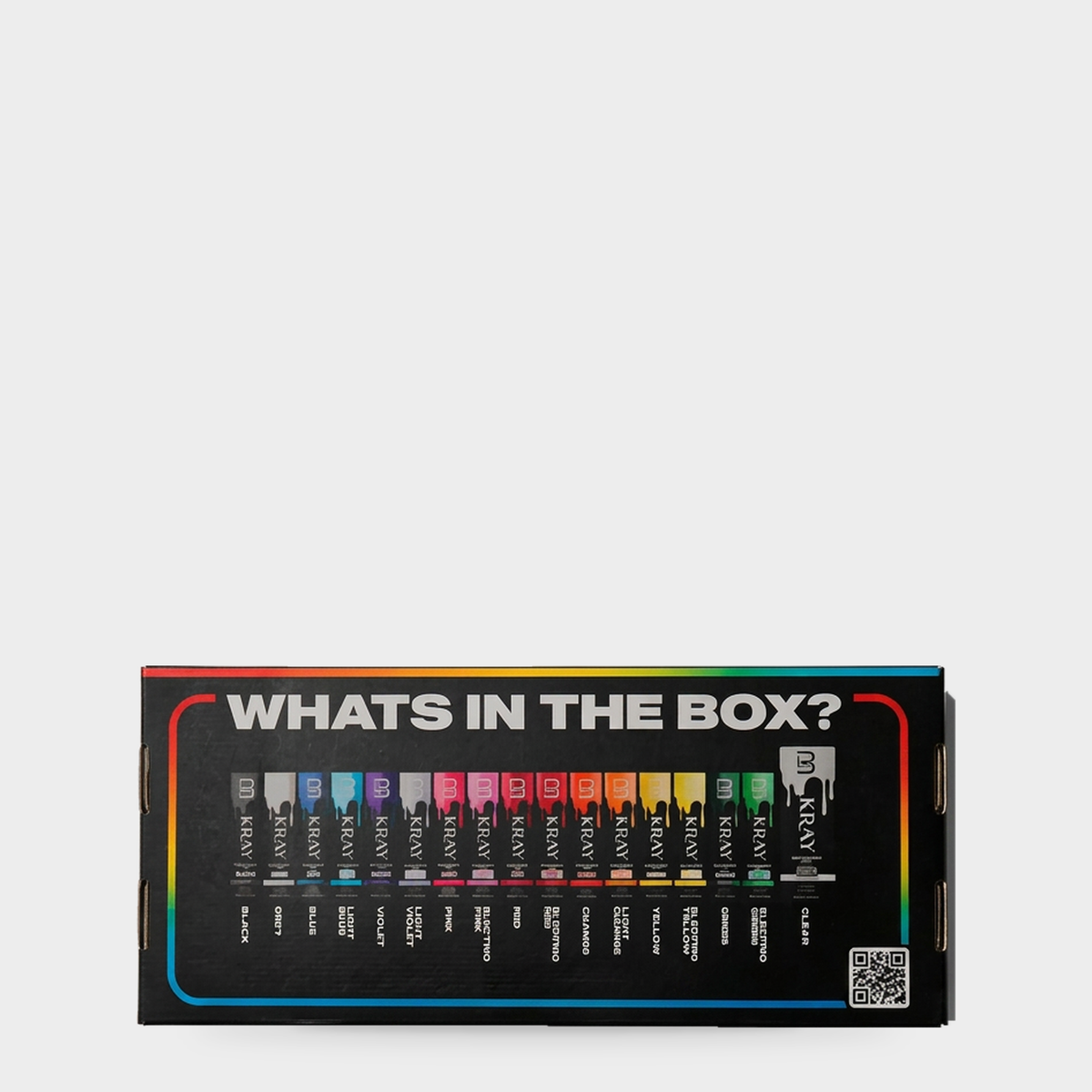 L3VEL3 KRAY Color Intro Kit 17 Colors with Box and Color Hair Swatch — Vista_2