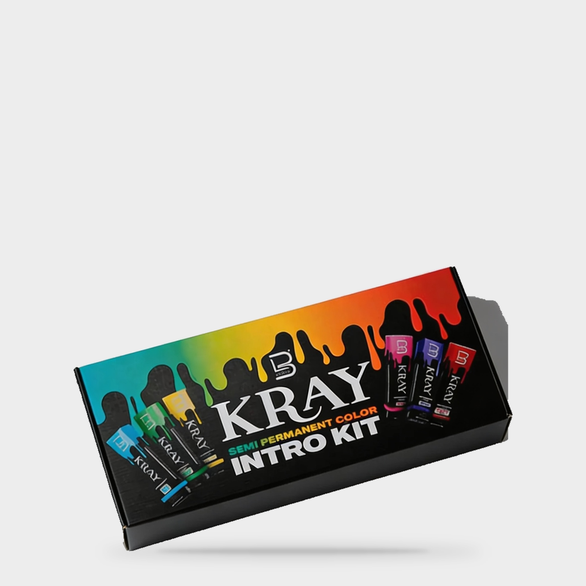 L3VEL3 KRAY Color Intro Kit 17 Colors with Box and Color Hair Swatch — Portada
