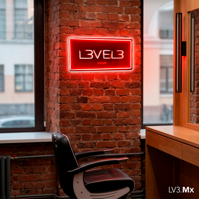L3VEL3 NEON LV3 HOUSE (NEGRO)