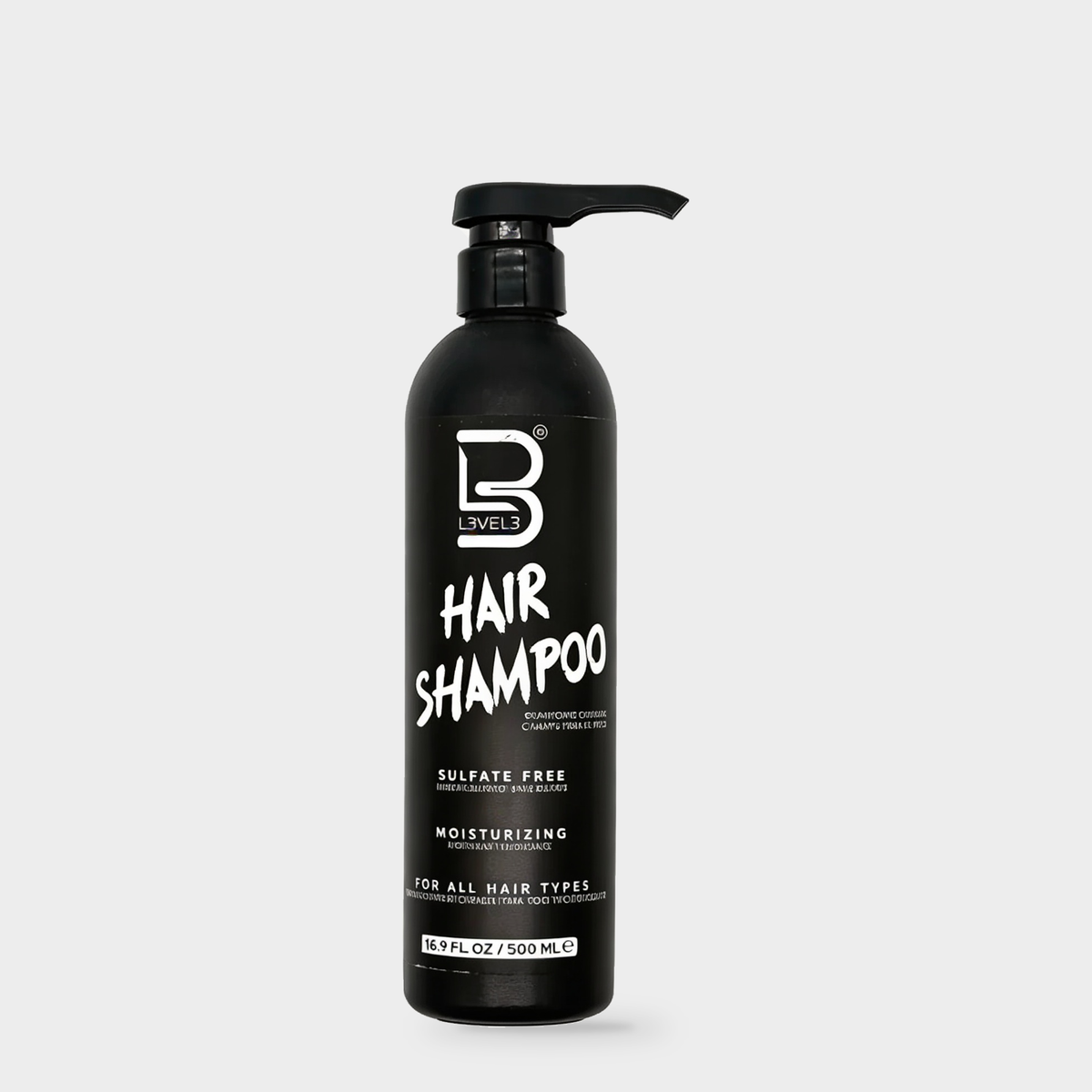 L3VEL3 Sulfate Free Hair Shampoo 500 ml — Portada