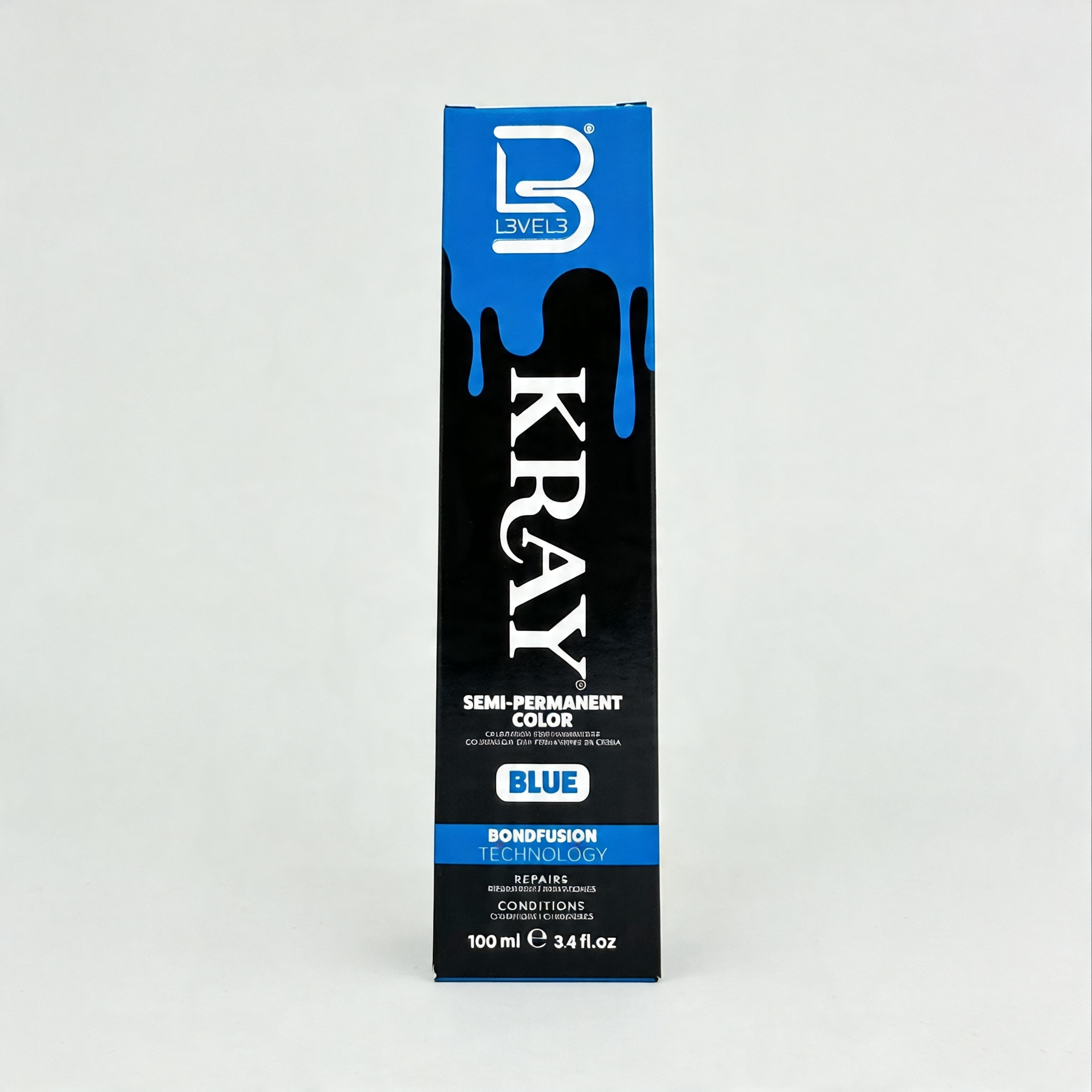 L3VEL3 BLUE SEMI PERMANENT COLOR TUBE 100 ml