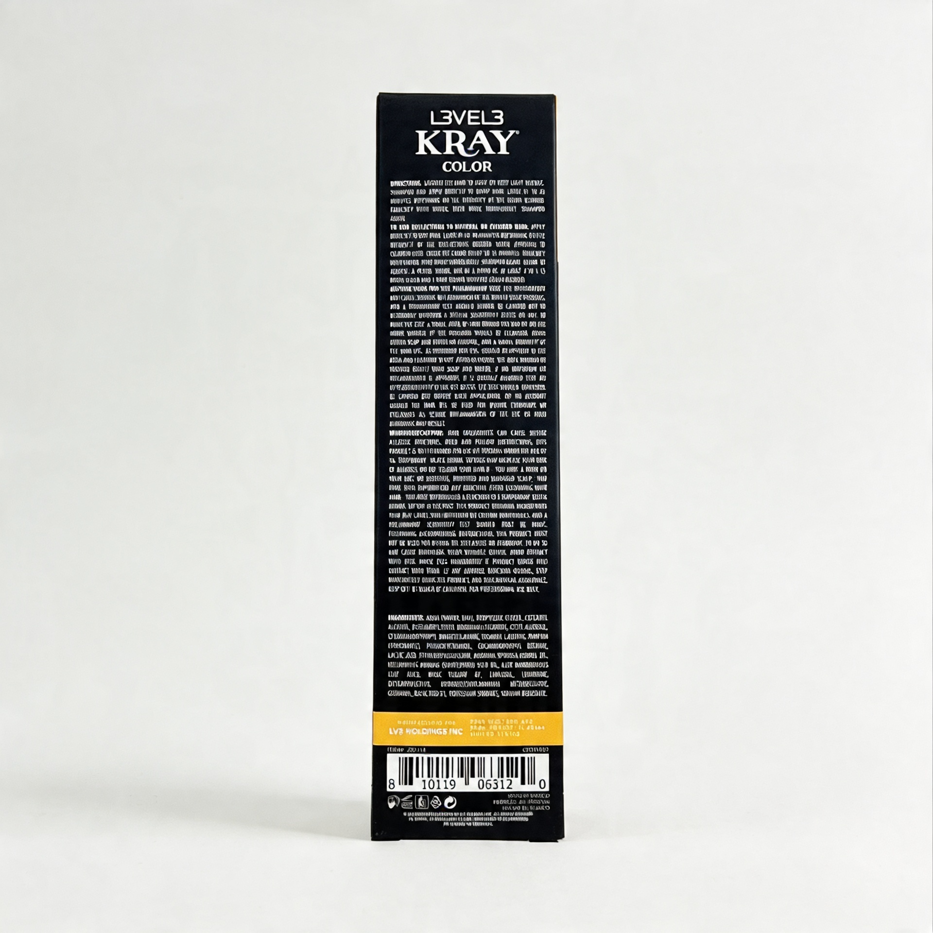 L3VEL3 LIGHT ORANGE SEMI PERMANENT COLOR TUBE 100 ml