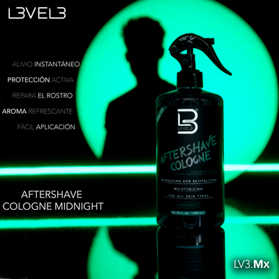 L3VEL3 Aftershave Cologne Midnight 750 ml
