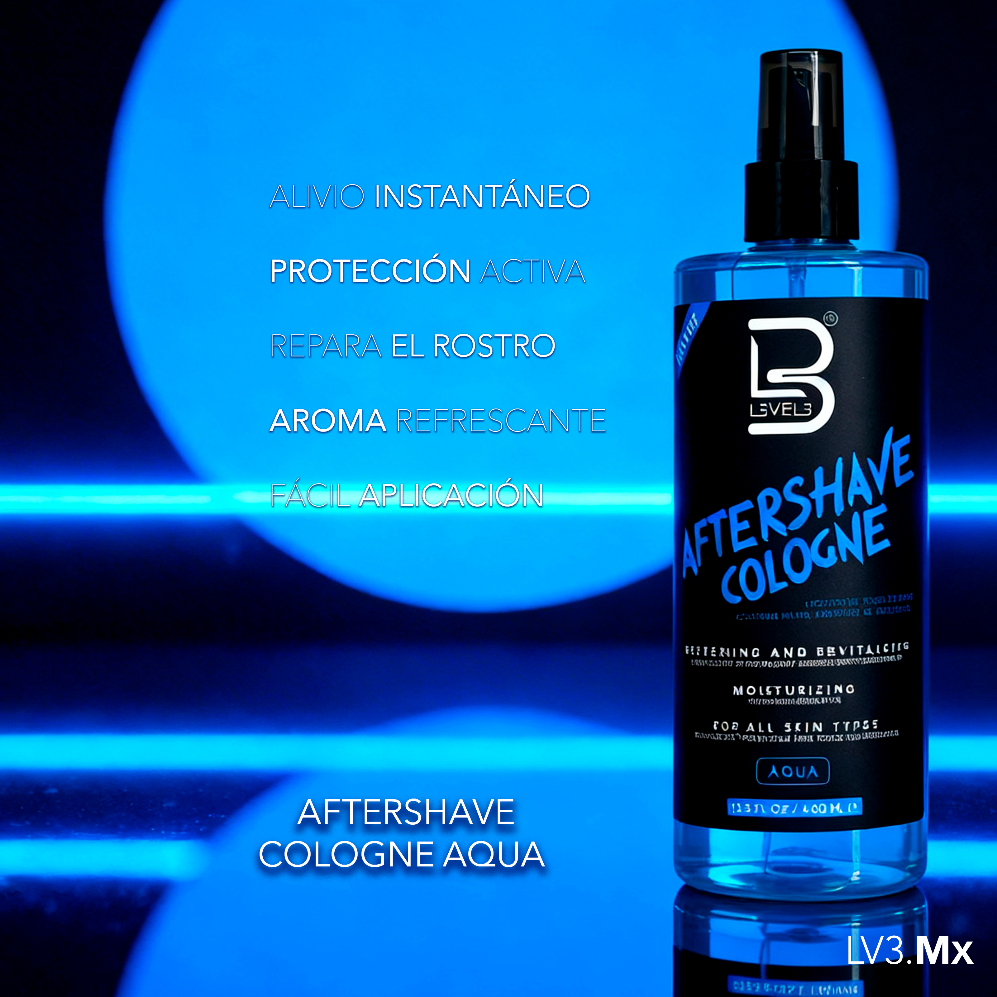 L3VEL3 Aftersahve Cologne Aqua 400 ml