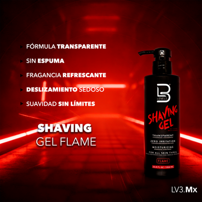 L3VEL3  Shaving Gel Flame 1000 ml