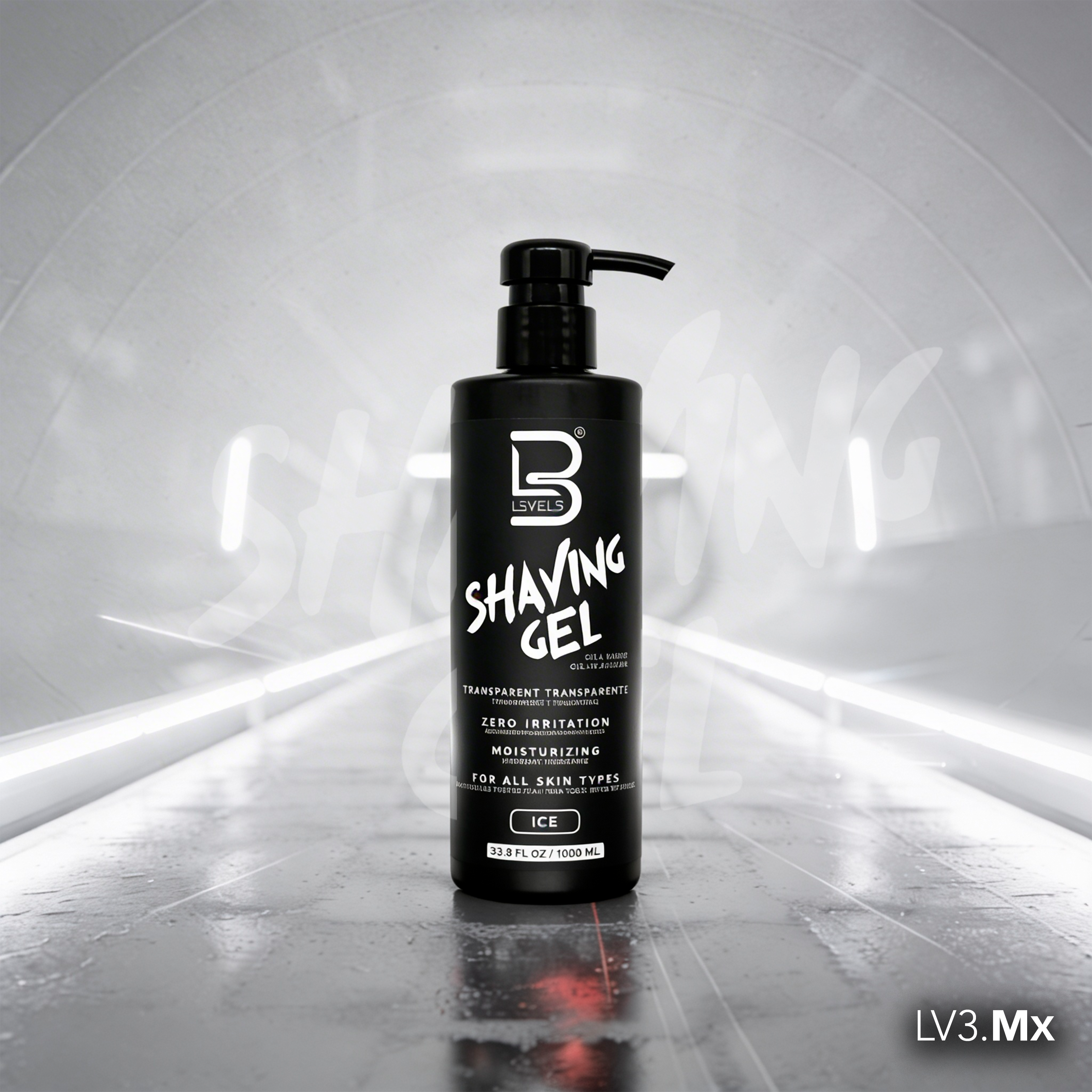 L3VEL3  Shaving Gel Ice 1000 ml