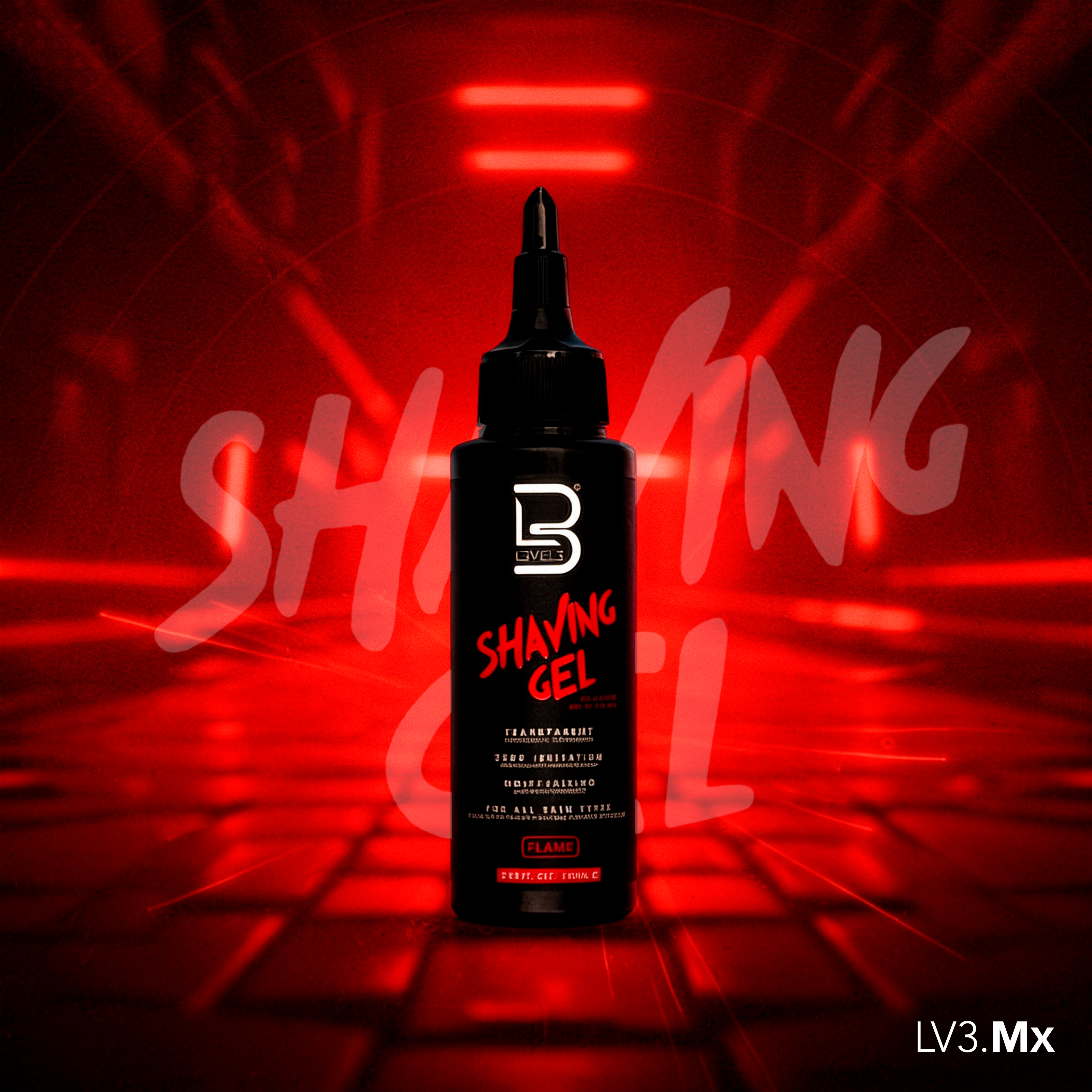 L3VEL3 Shaving Gel Flame 100 ml