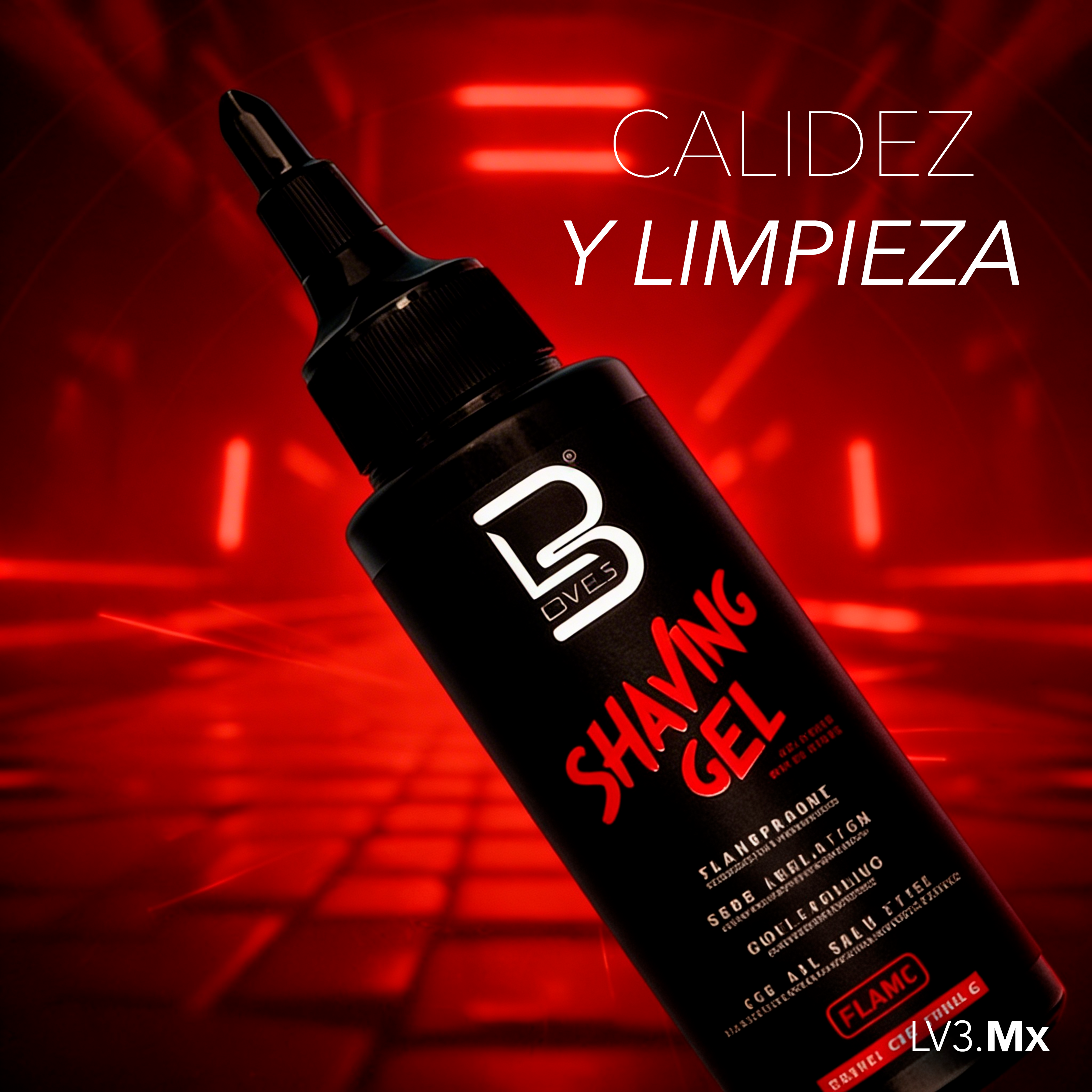 L3VEL3 Shaving Gel Flame 100 ml