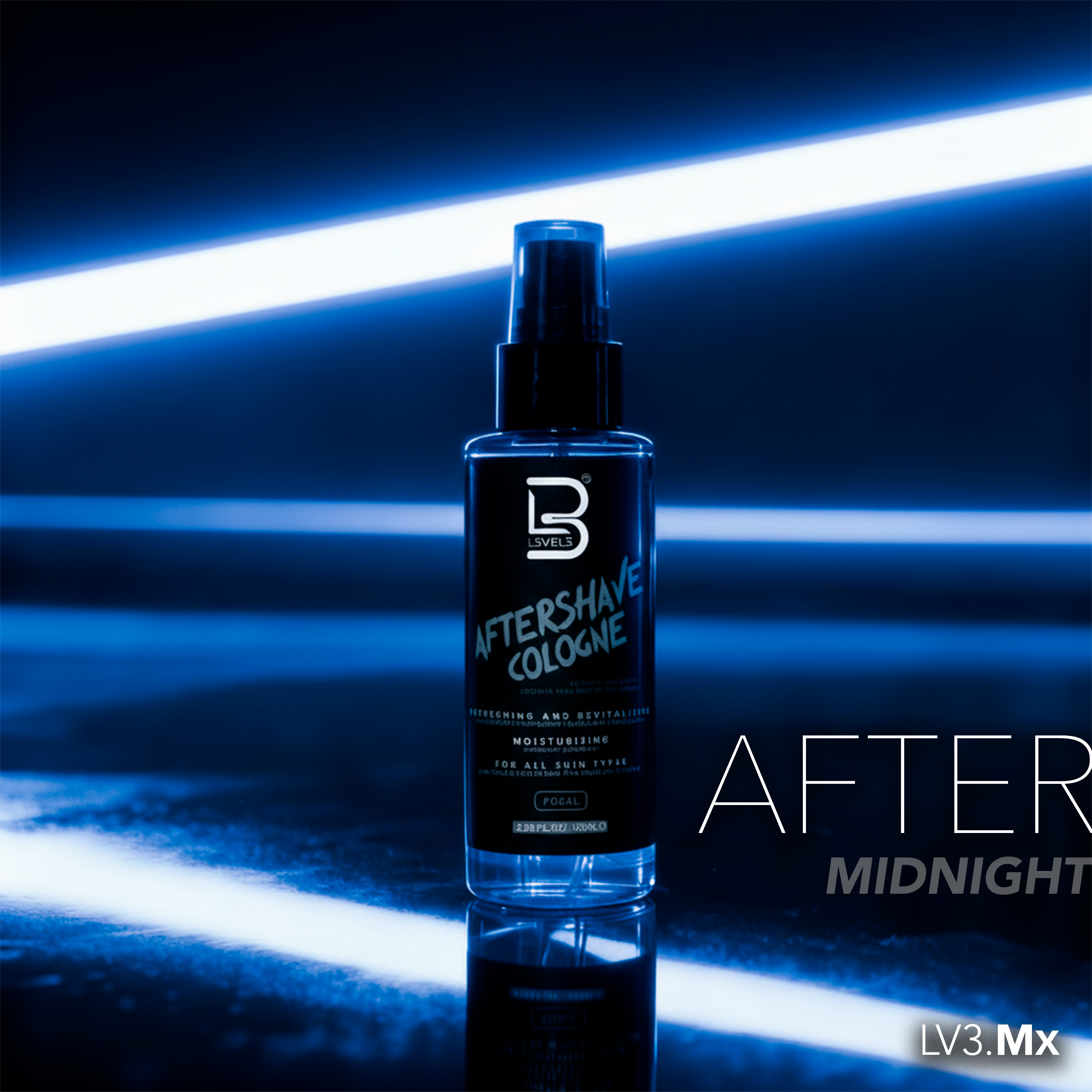 L3VEL3 Aftershave Cologne Midnight 100 ml