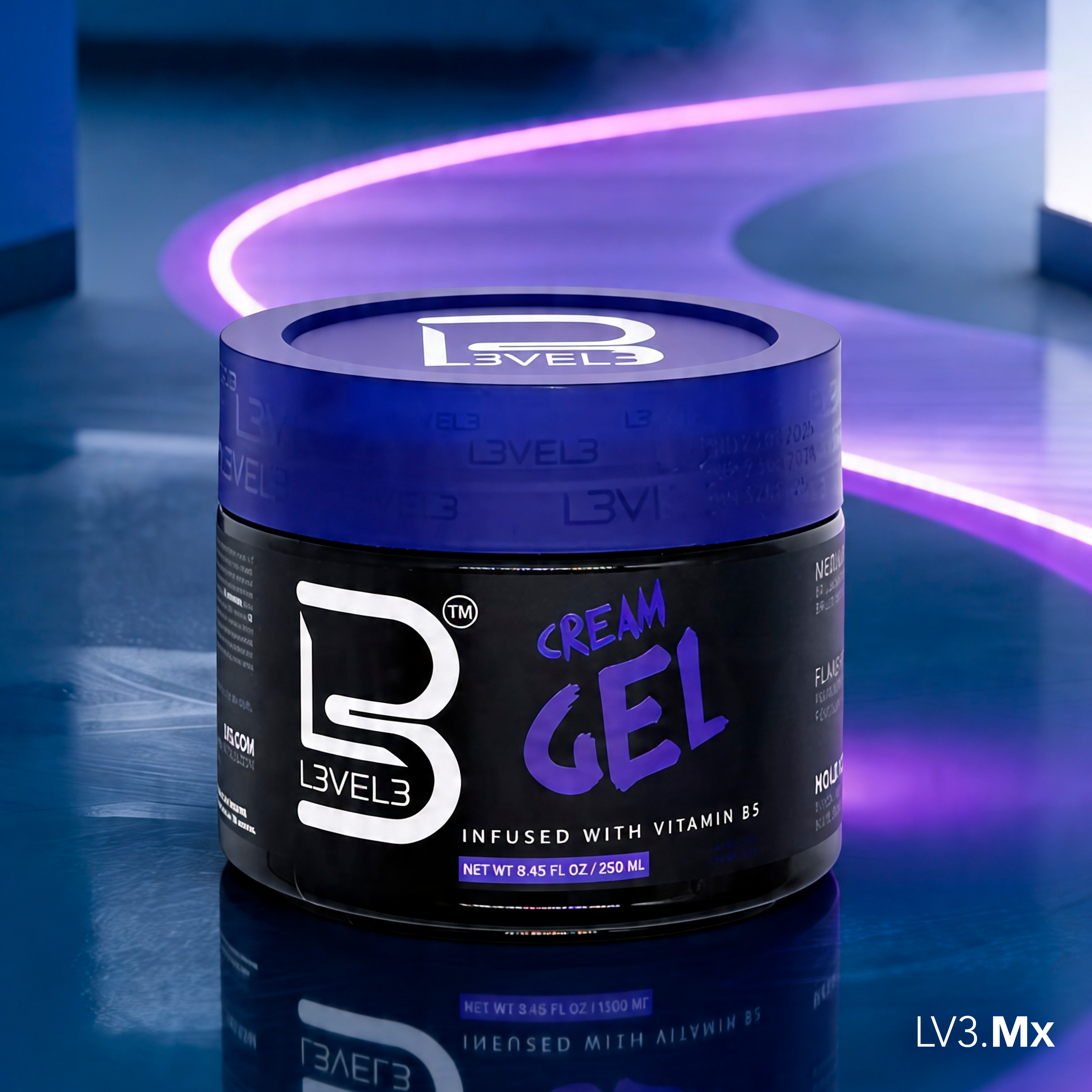 L3VEL3 Cream Hair Gel 250 ml