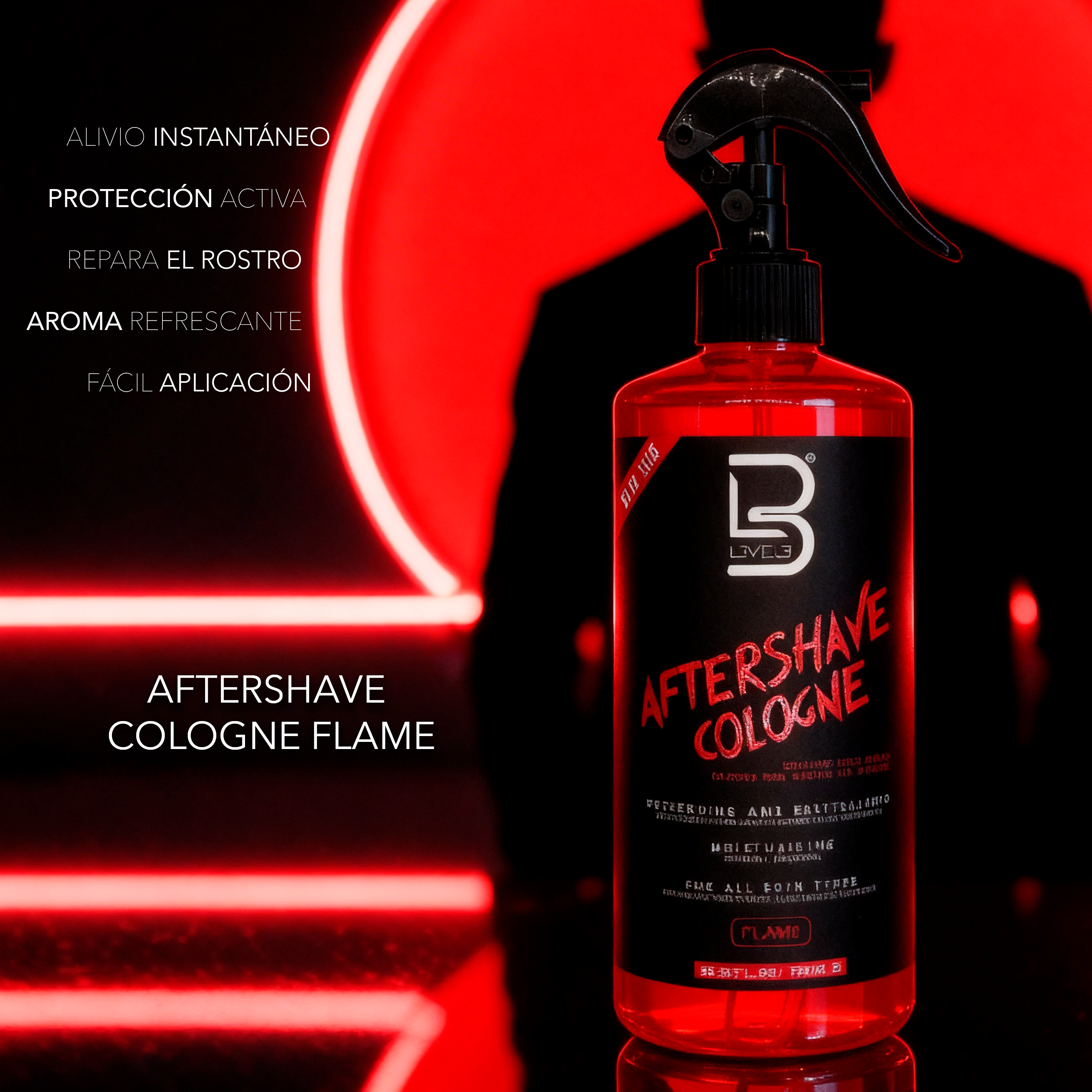 L3VEL3 Aftershave Cologne Flame 750ml