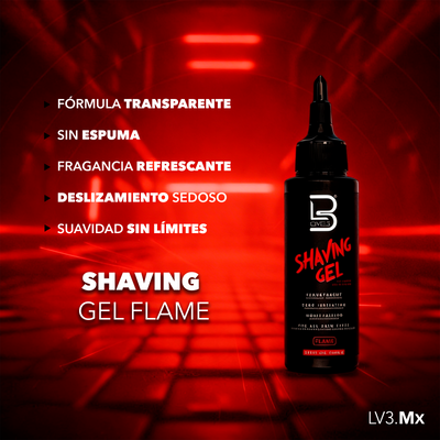 L3VEL3 Shaving Gel Flame 100 ml