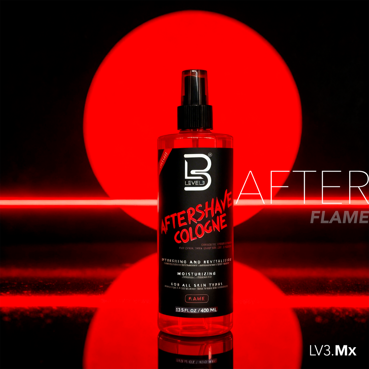 L3VEL3 Aftershave Cologne Flame 400 ml