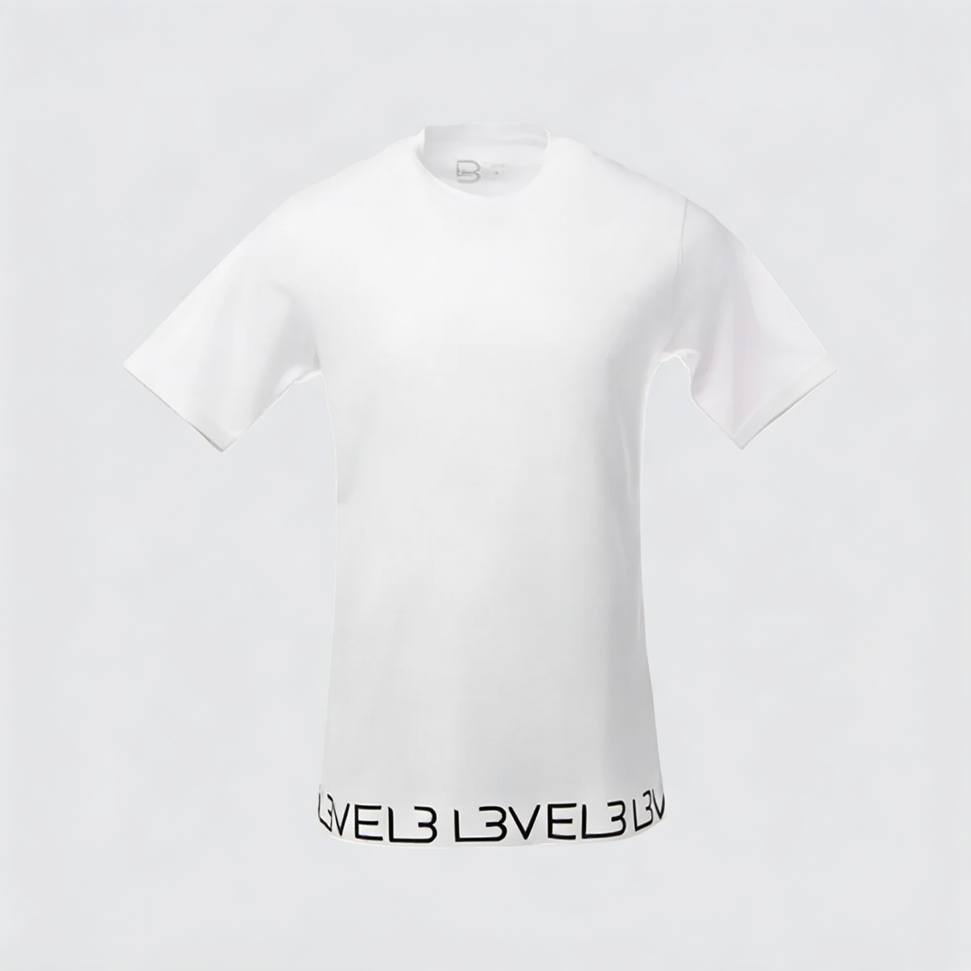 L3VEL3 PREMIUM LOGO STRIP TEE - BLANCO