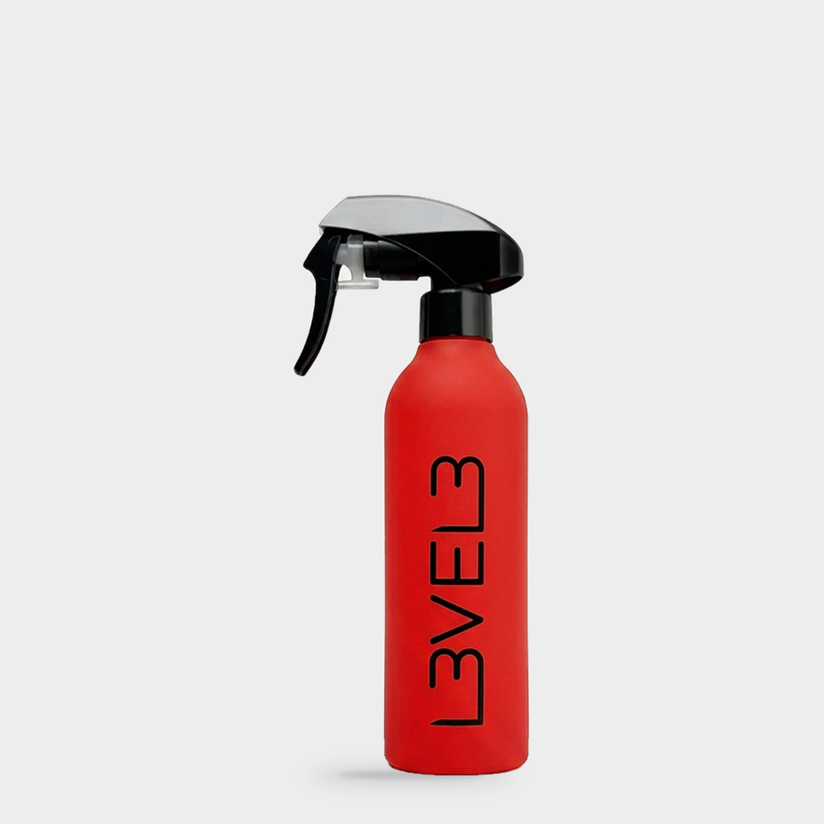 L3VEL3 Rubberized Water Spray Bottle Red — Portada