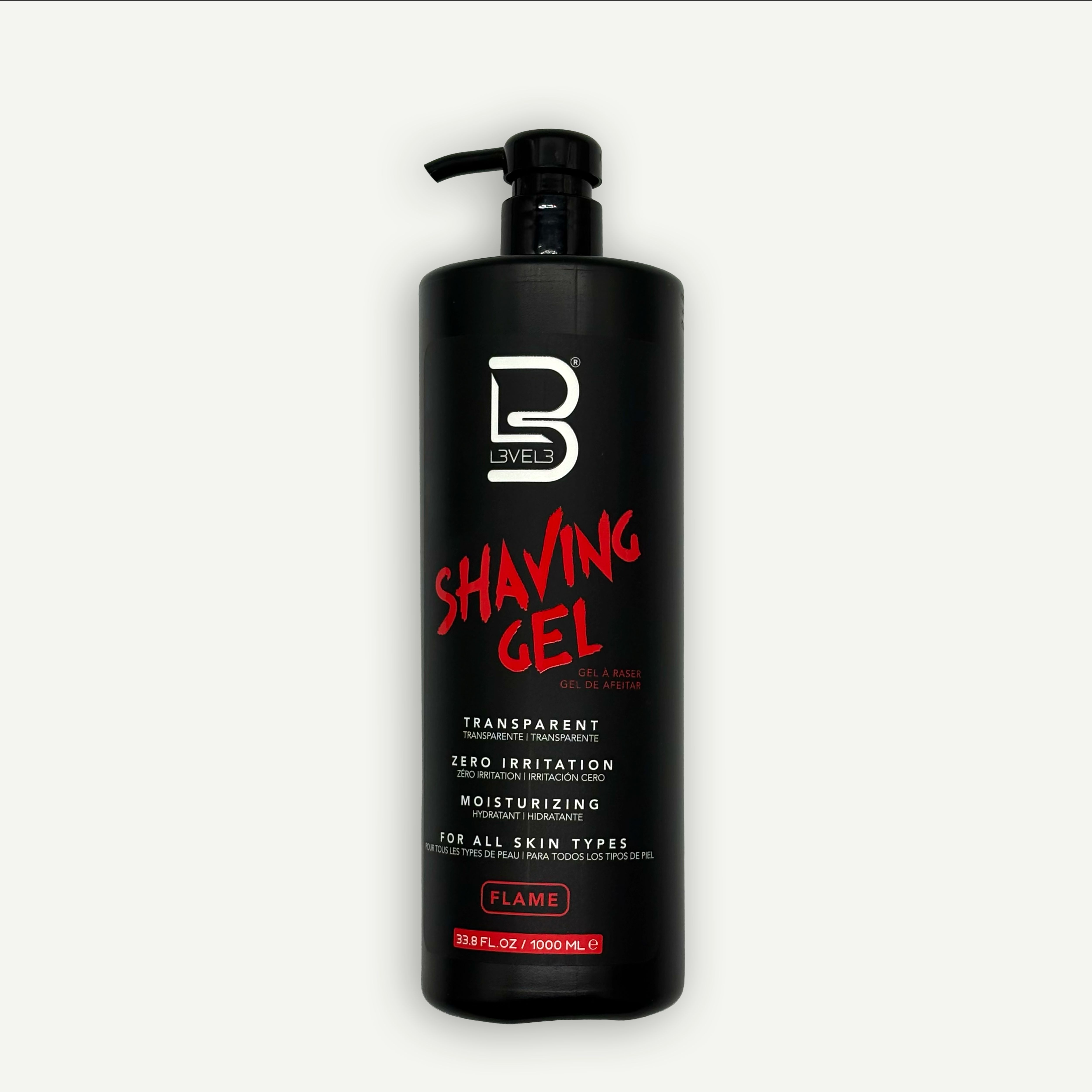 L3VEL3  Shaving Gel Flame 1000 ml