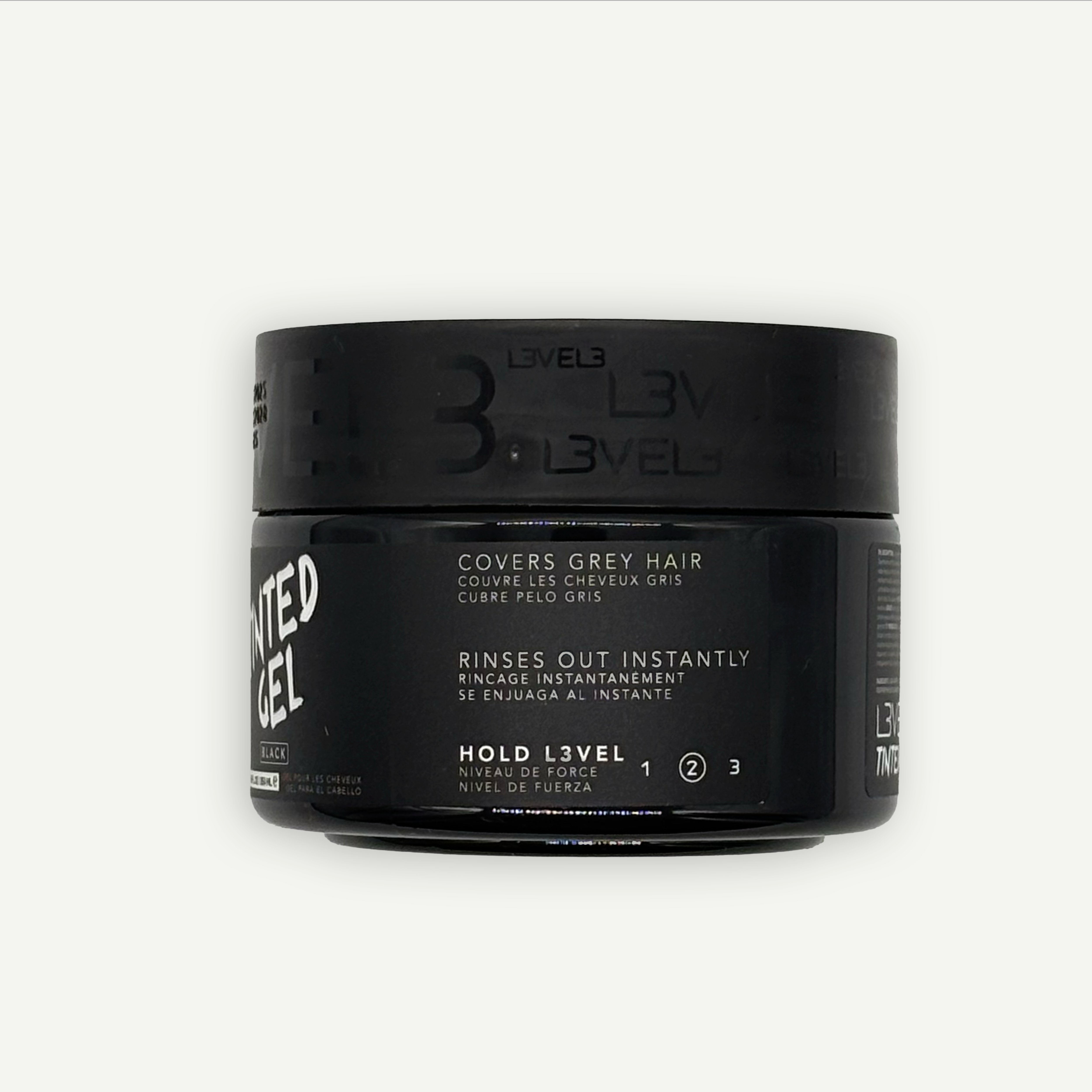 L3VEL3 Tinted Gel Black 250 ml