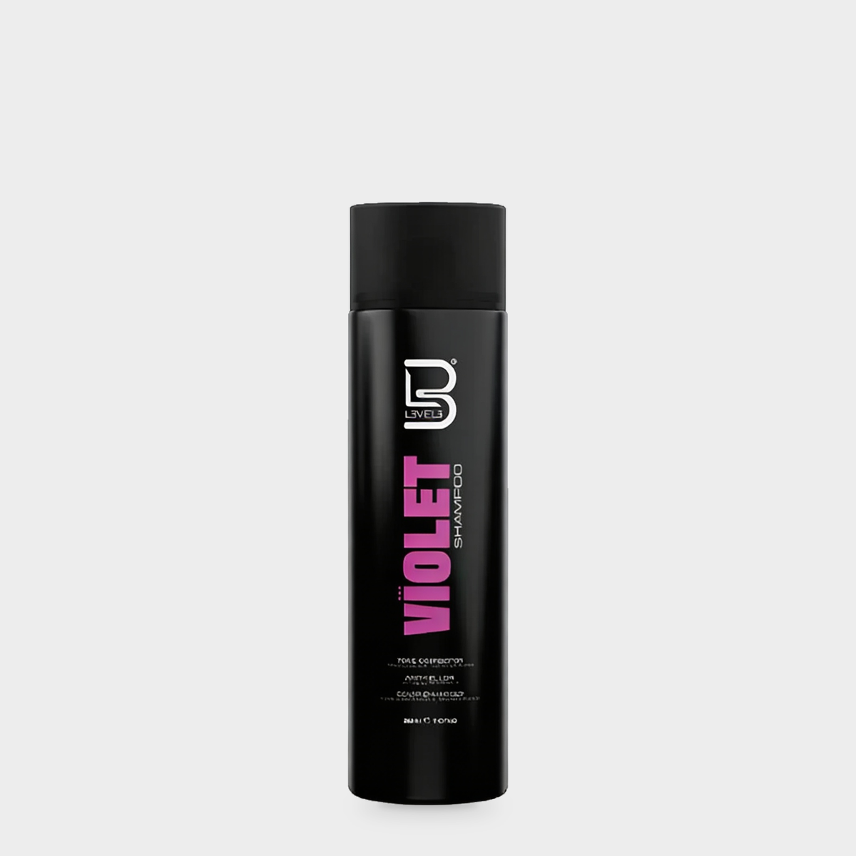 L3VEL3 Violet No Yellow Shampoo 280 ml — Portada