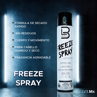 L3VEL3 FREEZE HAIR SPRAY 100GR
