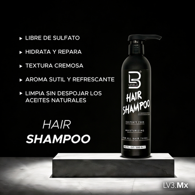 L3VEL3 Sulfate Free Hair Shampoo 500 ml