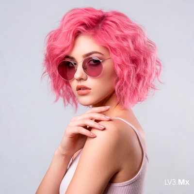 L3VEL3 ELECTRIC PINK SEMI PERMANENT COLOR TUBE 100 ml