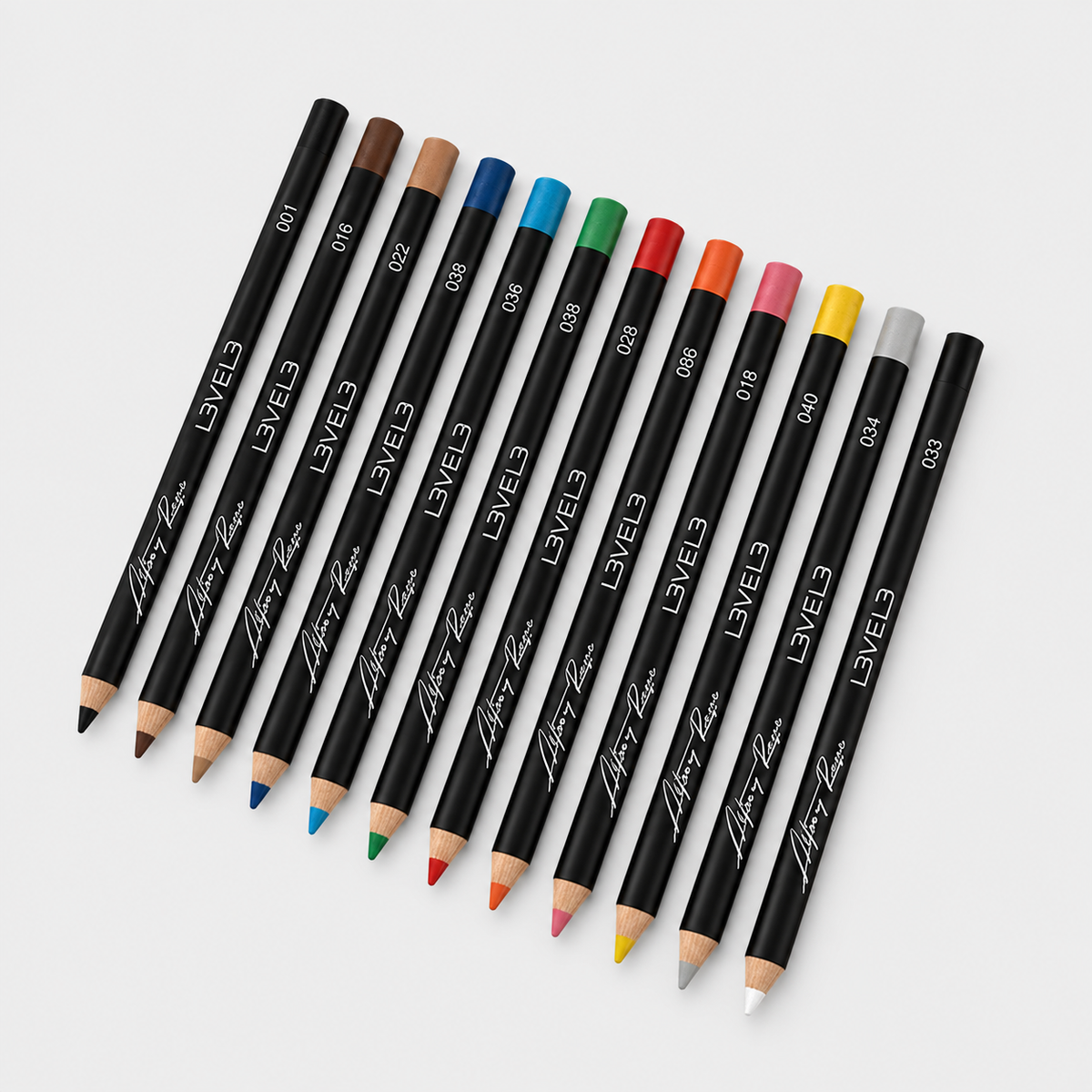 L3VEL3 12 pc Pencils Assorted Colors — Segunda vista del producto