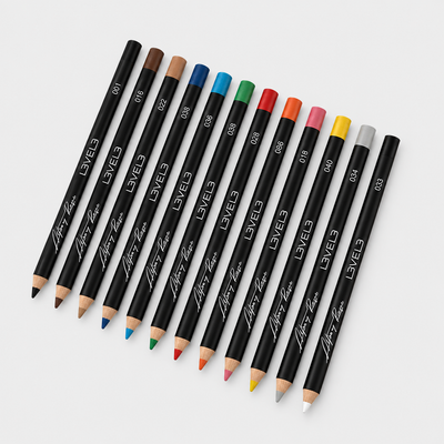 L3VEL3 12 pc Pencils Assorted Colors — Segunda vista del producto