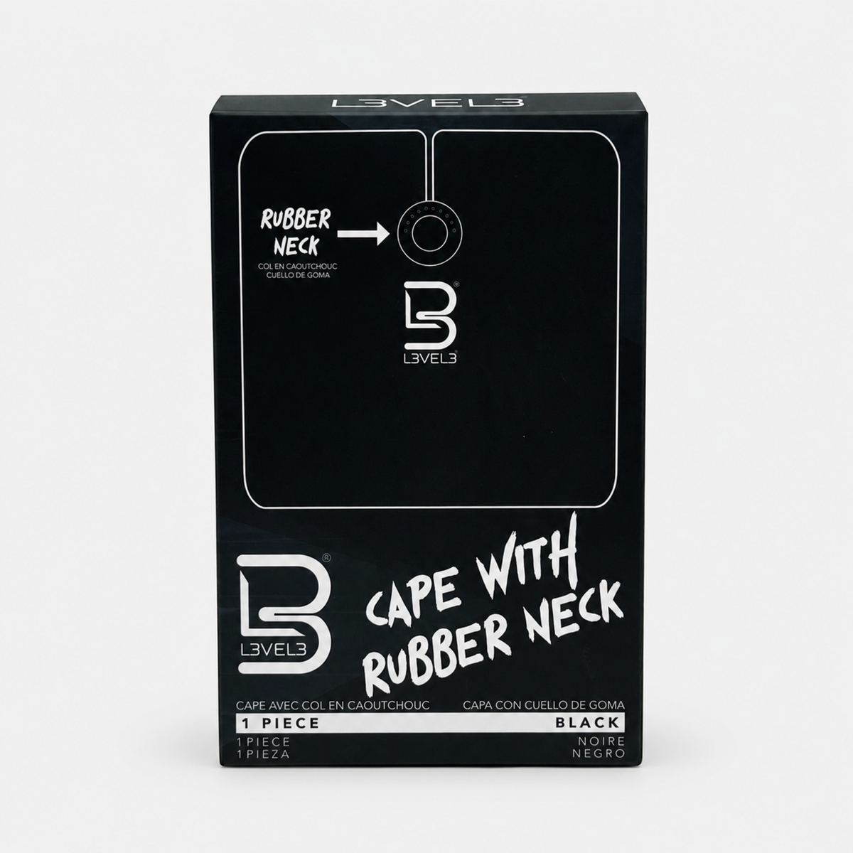 L3VEL3 Black Cape w/ Rubber Neck