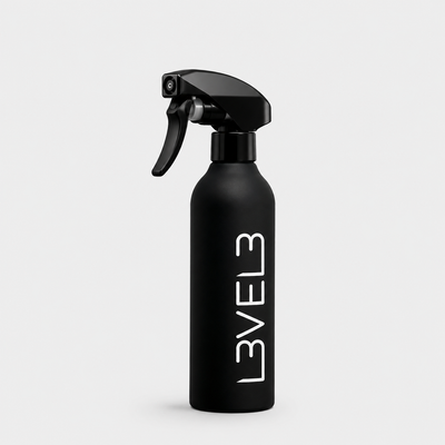 L3VEL3 Rubberized Water Spray Bottle Black — Segunda vista del producto