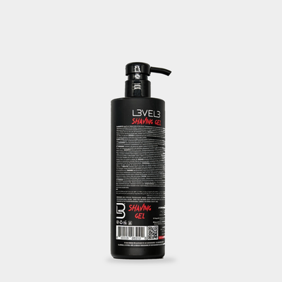 L3VEL3 Shaving Gel Flame 500 ml — vista posterior