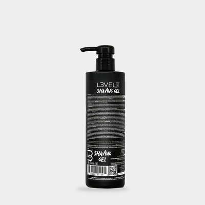L3VEL3 Shaving Gel Ice 500 ml — vista posterior