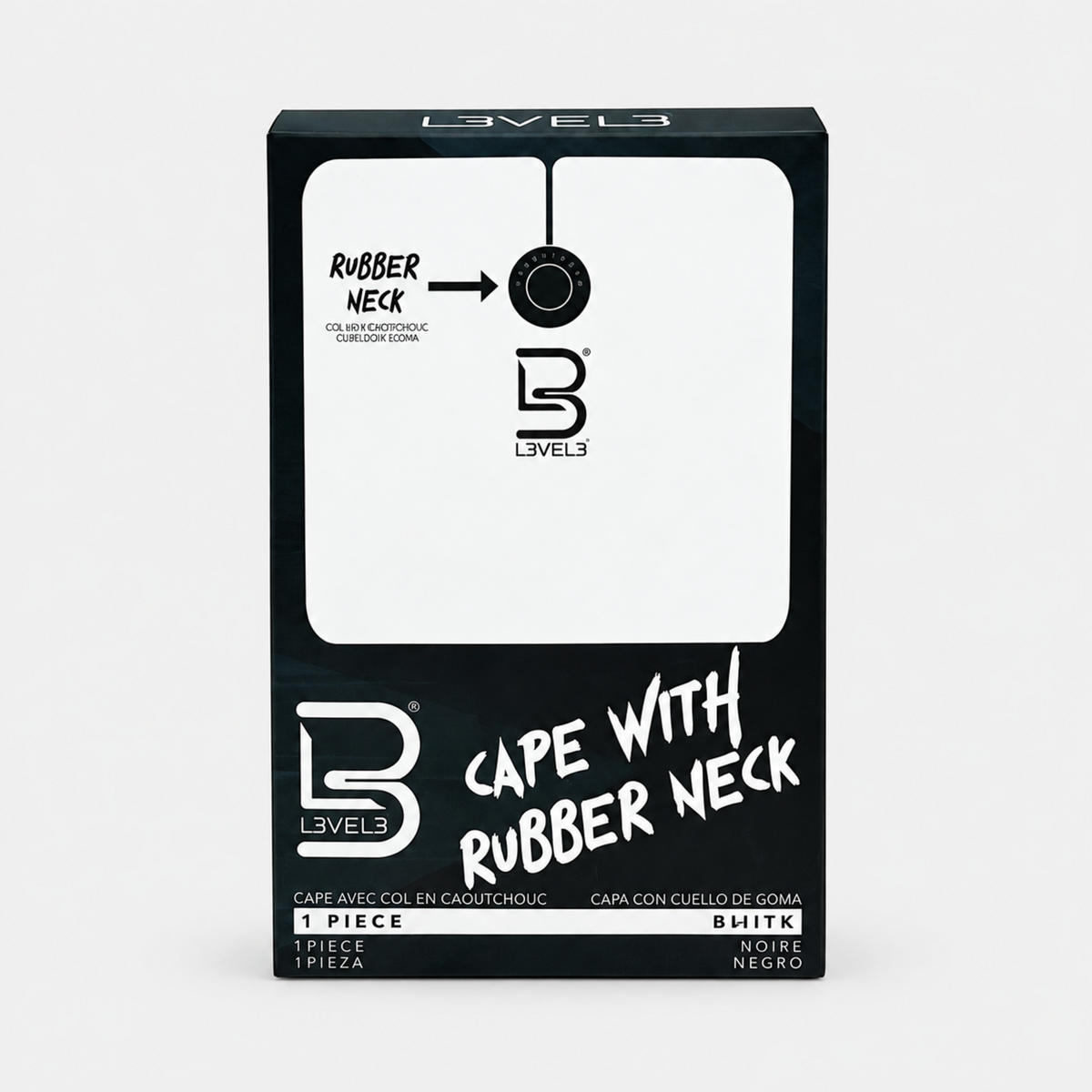 L3VEL3 White Cape w/ Rubber Neck